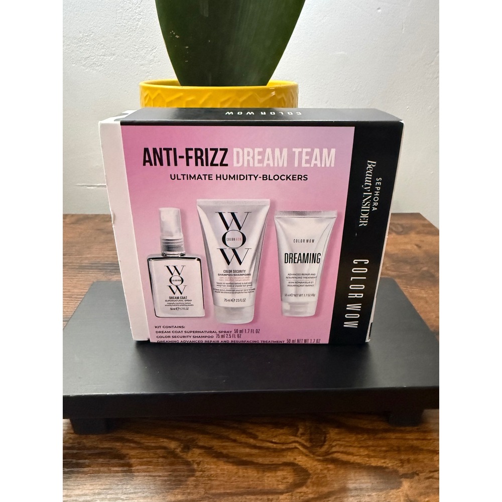 Color Wow Anti-Frizz Dream Team Ultimate Humidity-Blockers 3-Piece Hair Care Kit